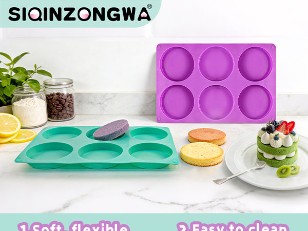 round silicone molds