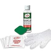 Turtle Wax 53435 Speed Headlight Lens Restorer Kit with Ceramic Acrylic Protection Wipes 2 fl. oz