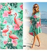Oversized Beach Towel for Women Adults, 35x72" Large Sand-Resist Beach Towel, Quick-Dry Compact T...