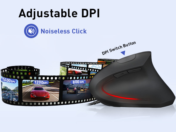 Wired Ergonomic Mouse