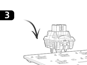 Gateron Oil King Ghost Pro Switches