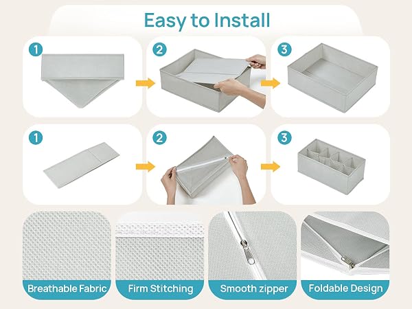 sock drawer organizer