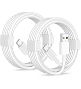 Car Carplay Cable for iPhone 15/16e/16 Pro Max/Plus Cable, 2Pack USB A to USB C for CarPlay USBC ...