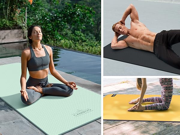 wide yoga mat