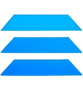 OLYCRAFT 3 Pcs Silicone Sublimation Tumbler Wrap Blue 3D Sublimation Silicone Mug Wraps 2/3/4mm T...
