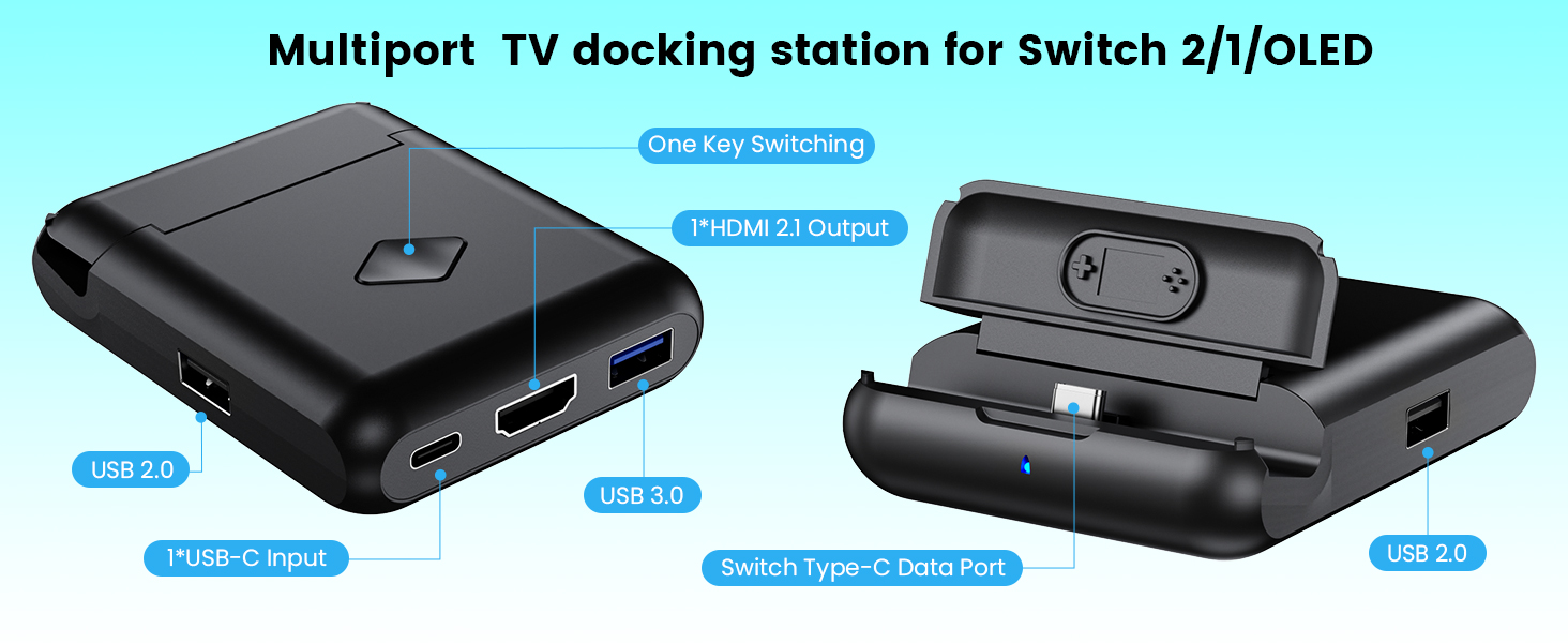 Replacement for Official Switch 2 Dock