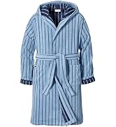 Lacoste Centre Mark Bath Robe — 100% Cotton, Luxury Adult Unisex Hooded Robe, Absorbent, Quick Dr...