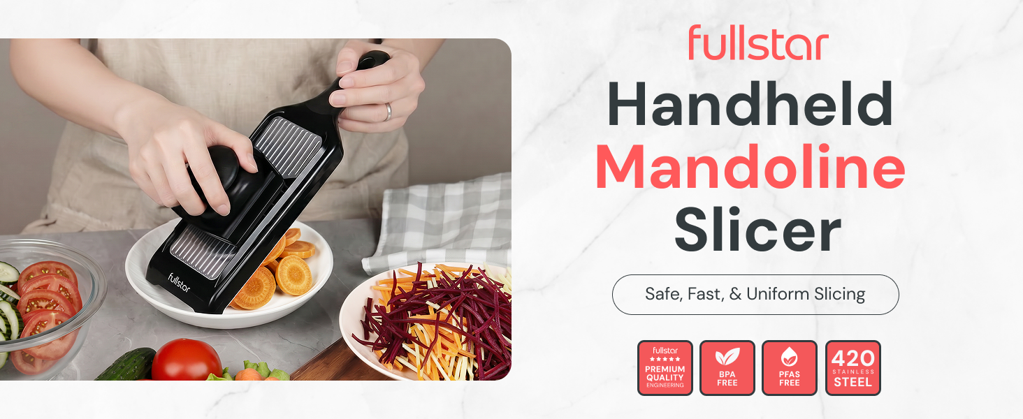 Fullstar Handheld Mandoline Slicer