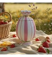 DIF DECO Cute Storage Jars with Airtight Lid, Funny Candy Shape Ceramic Food Container, Cookie Ca...