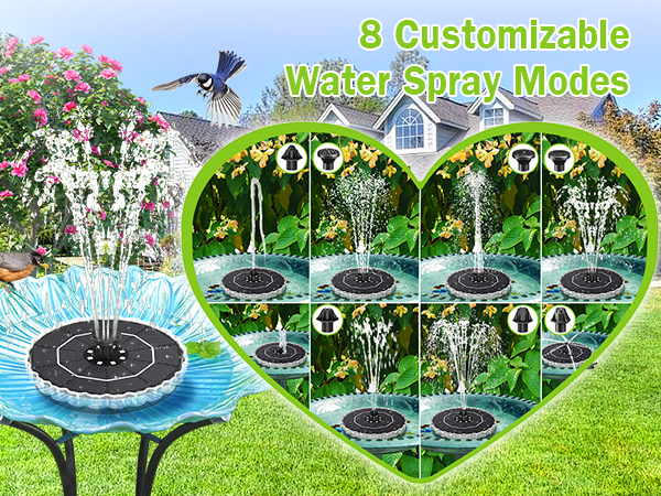 solar water fountain