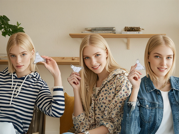 USB 3.0 Flash Drive for iPhone 256GB: MFi Certified 3in1 External Memory Photo Keeper Storage Stick