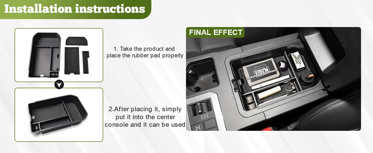 Land Cruiser Center Console Organizer