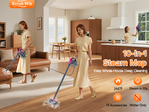 steam cleaner handheld hand held steamer mop multi surface floor laminate floors hardwood powerful