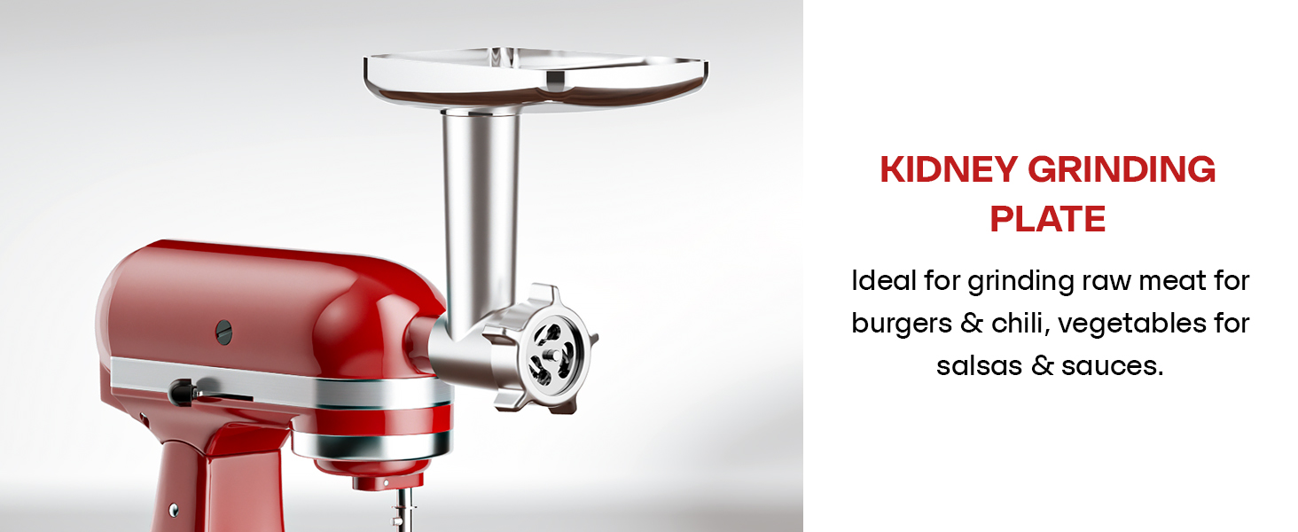 Metal Meat grinder attachment for KitchenAid Stand Mixers