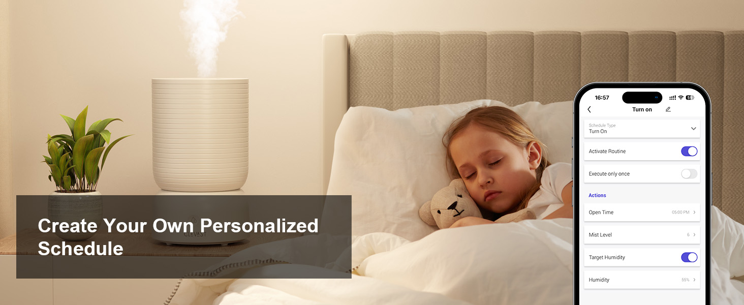 Customizable humidifier Quiet humidifier for kids baby nursery