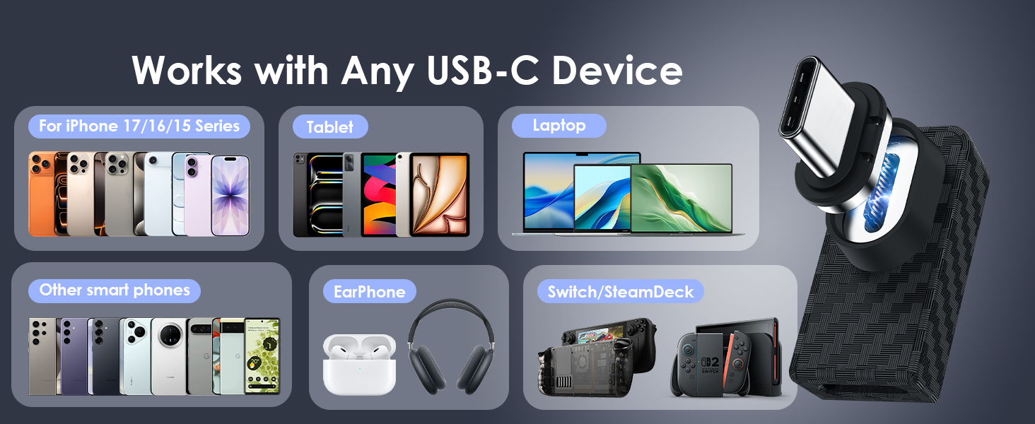 usb c extension type c adapter 240w