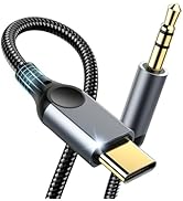 ZOOAUX PRO USB C to 3.5mm Audio Aux Jack Cable [4 FT] Compatible with iPhone 17/16/15, Samsung S2...