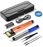 Rechargeable Soldering Iron Kit,800mah USB Wireless Electric Soldering,Cordless Portable Solderin...