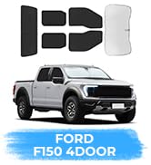 for Ford F150 4Door 2021-2025 Car Window Shades, 6pcs Privacy Sun Shade Set for Front Windshield ...