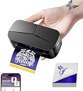 TATTMUSE 2025 New Series TP32 Tattoo Stencil Printer, Mini Tattoo Printer with 30 Pcs Transfer Pa...