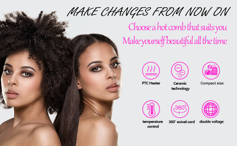 pressing combs for black hair,metal comb,hot comb hair straightener,flat iron comb