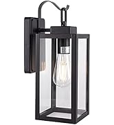 LIT-PaTH Outdoor Wall Lantern, Wall Sconce as Porch Lighting Fixture with One E26 Base Max 60W, M...