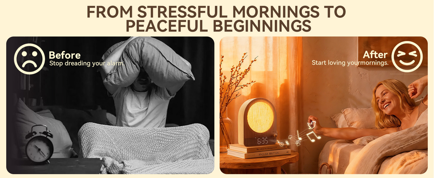 Dual Alarms for Heavy Sleepers Adults