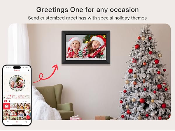 frameo digital frame wifi picture photo video share moment from phone