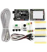 DFRobot Basic Electronics Starter Kit for Beginners - with UNO R3 Board, Compatible with Arduino ...