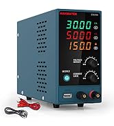 Adjustable DC Power Supply (0-30 V 0-5 A) with Output Enable/Disable Button HANMATEK HM305 Mini V...