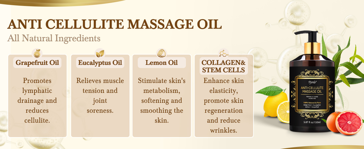 Anti Cellulite Massage Oil