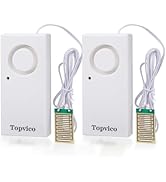 Topvico Water Alarms Leak Detector for Home Basements, Heater, Sump Pump Overflow Moisture Floor ...