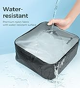 pack all Seamless Clear Toiletry Bag, Tear-resistant Clear Makeup Bag, Water-resistant Travel Bag...