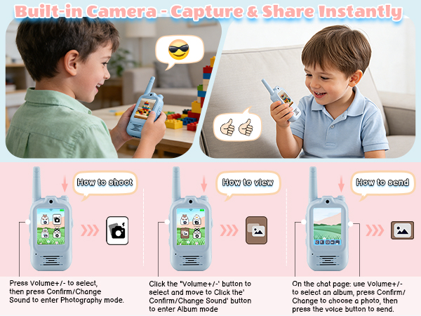 Children can exchange pictures and build connections through visual storytelling.