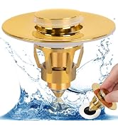 Three colors Bathroom Sink Stopper, 1.1-1.5" Bathroom Sink Drain Strainer, Universal WashBasin Po...