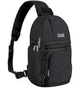MOSISO Camera Sling Bag, DSLR/SLR/Mirrorless Camera Case Shockproof Photography Camera Backpack w...