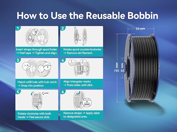 SUNLU TPU 3D Printer Filament 1.75mm Suitable for Most FDM 3D Printers