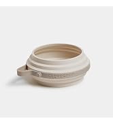 Cleverpup Nomad Collapsible Dog Bowl - Food-Safe Silicone Travel Bowl for Dogs, Portable and Ligh...