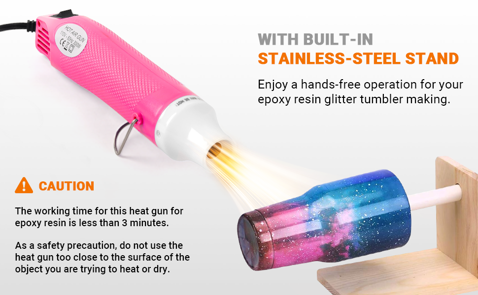 Bubble Removing Tool for Epoxy Resin and Acrylic Art, DIY Glitter Tumblers