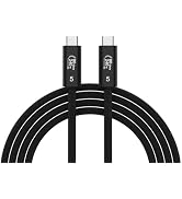AIRSKY USB4 V2 Cable for Thunderbolt 5, USB C to USB C Cable 3.3FT | Braided cable supports 80Gbp...