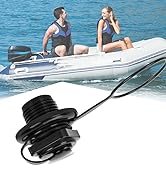 Inflatable Boat Air Valve, 23.9mm Plastic Air Valve Hats Screw Valve Replacement for Inflatable F...