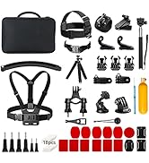 AKASO 60 in 1 Action Camera Accessories Kit Compatible with EK7000/EK7000 Pro/Brave 4/Brave 4 pro...