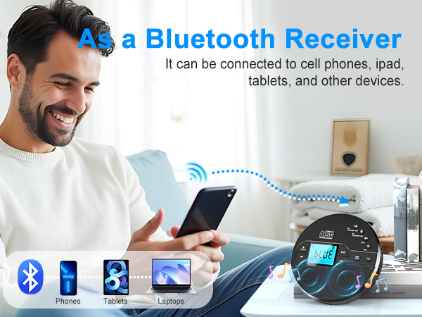 portable cd player with headphones