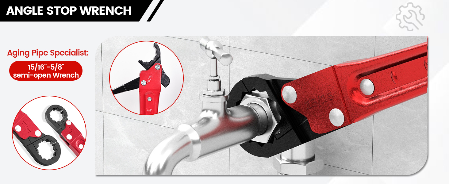 6 Pcs Plumbing Tools Kit