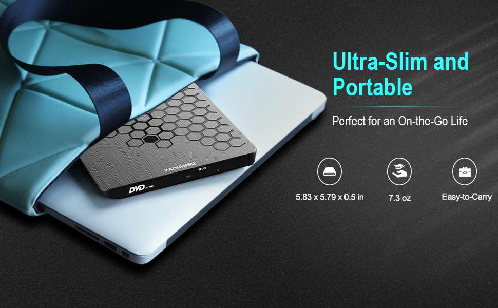 Ultra-Slim and Portable CD Drive