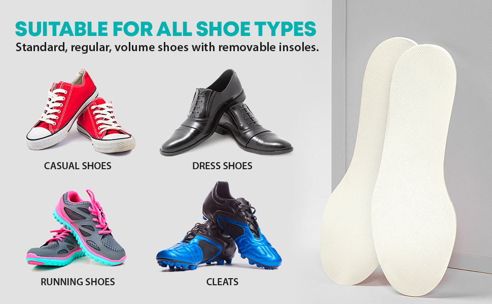 Suitable for all shoe types