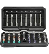 LeCoirrax 42-In-1 Magnetic Screwdriver Set – Ratcheting Screwdriver Set with Detachable Handle, M...