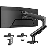 HUANUO Ultrawide Monitor Arm for 13 – 40" Screens, Single Monitor Mount Holds up to 2...