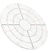 STOBOK Clay Tools Ceramic Tools Template Tool Pottery Art Tool Disc Tool Clay Disc Equal Dividing...