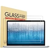 2 Pack Tempered Glass Screen Protector for MacBook Pro 13 Inch M1 M2 (2016-2023) Model A2338 A170...
